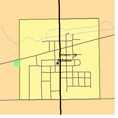 Athens map