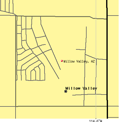Willow Valley map