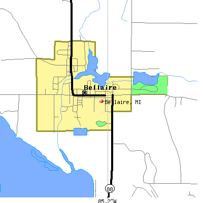 Bellaire map