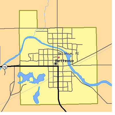 Bellevue map