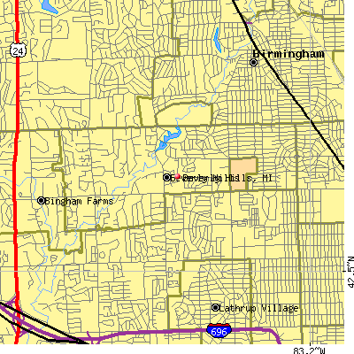 Beverly Hills map