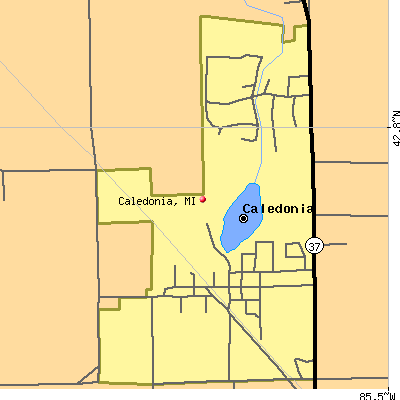 Caledonia map