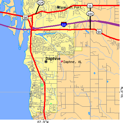 Daphne map