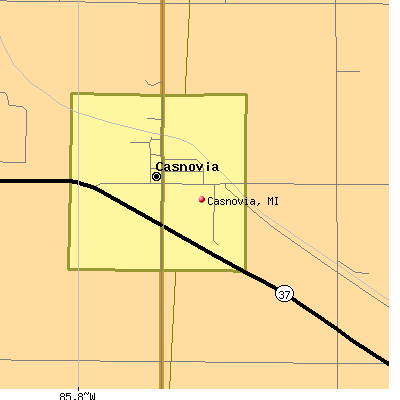 Casnovia map