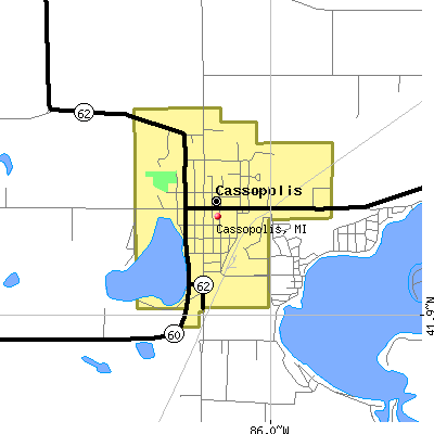 Cassopolis map