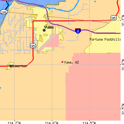 Yuma map