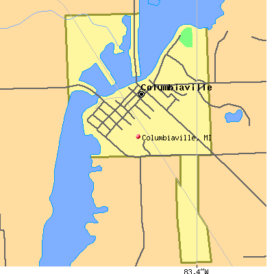 Columbiaville map