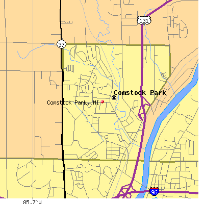 Comstock Park map