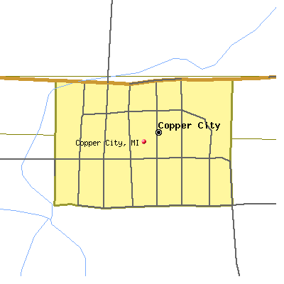 Copper City map