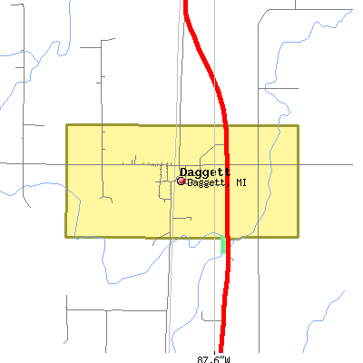 Daggett map