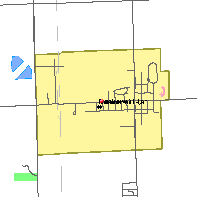 Deckerville map