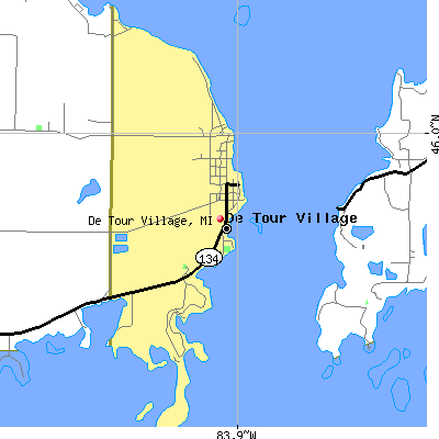 De Tour Village map