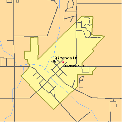 Dimondale map