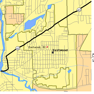 Eastwood map