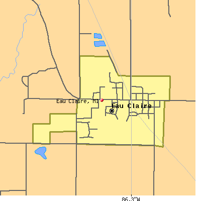Eau Claire map