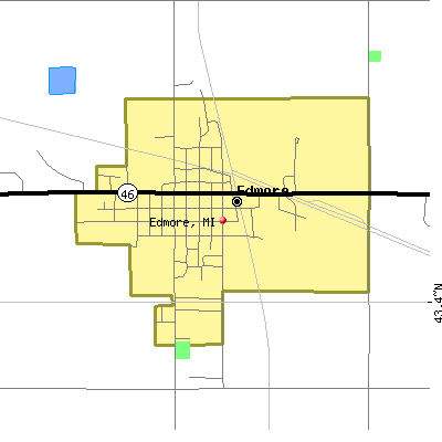 Edmore map