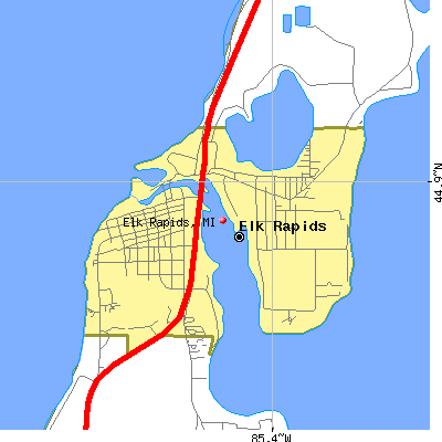 Elk Rapids map