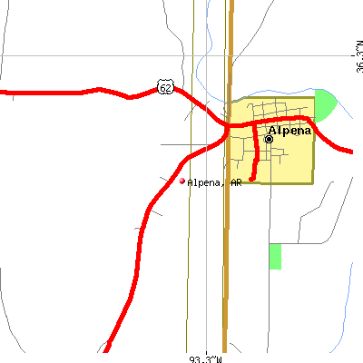Alpena map