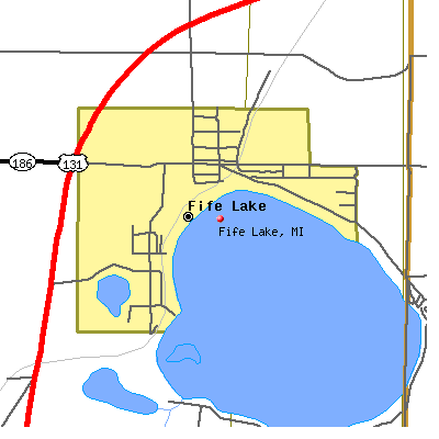 Fife Lake map
