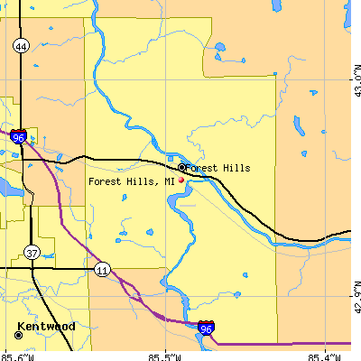 Forest Hills map