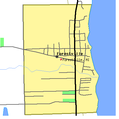 Forestville map