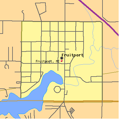 Fruitport map