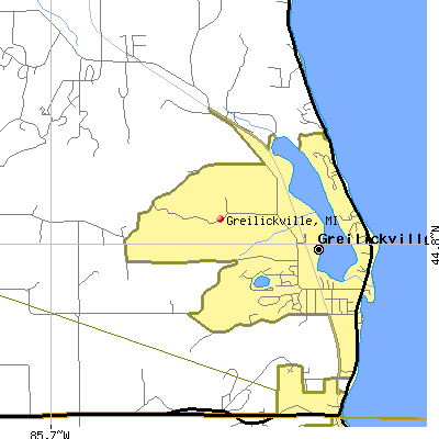 Greilickville map