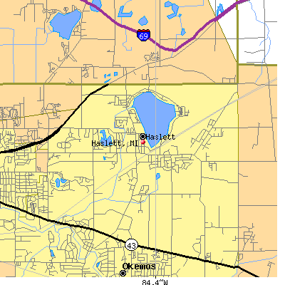 Haslett map