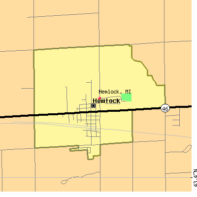 Hemlock map