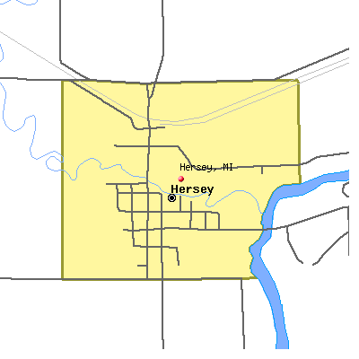 Hersey map