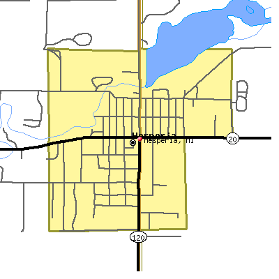 Hesperia map