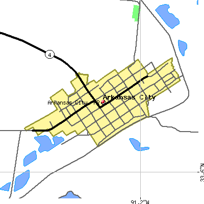 Arkansas City map