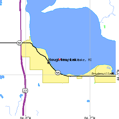 Houghton Lake map