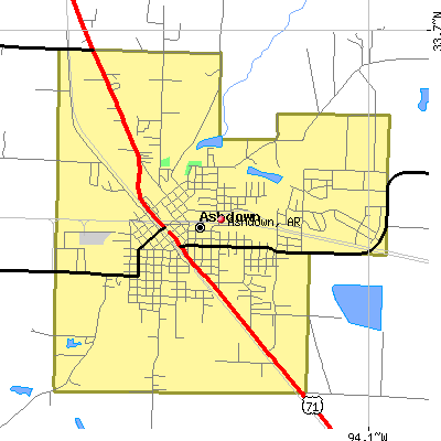 Ashdown map