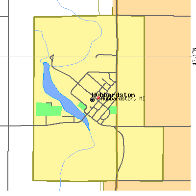 Hubbardston map