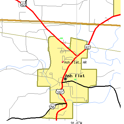 Ash Flat map
