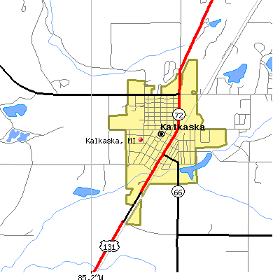 Kalkaska map