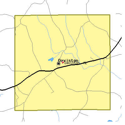 Daviston map