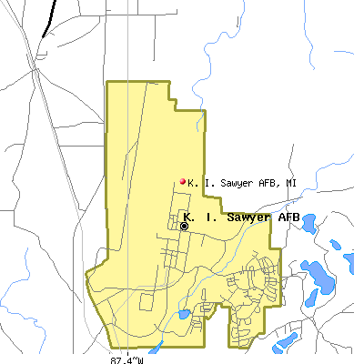 K. I. Sawyer AFB map
