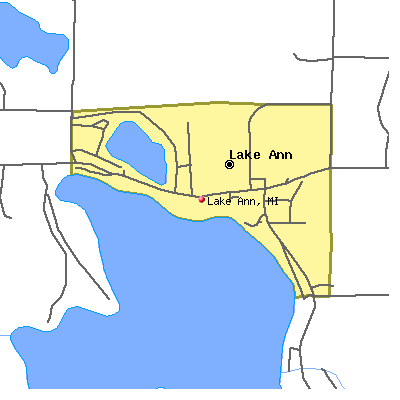 Lake Ann map