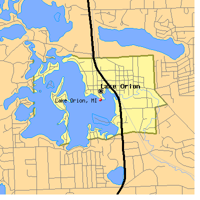 Lake Orion map