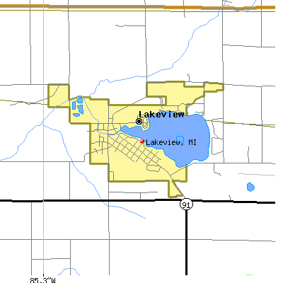 Lakeview map