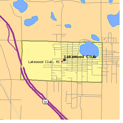 Lakewood Club map