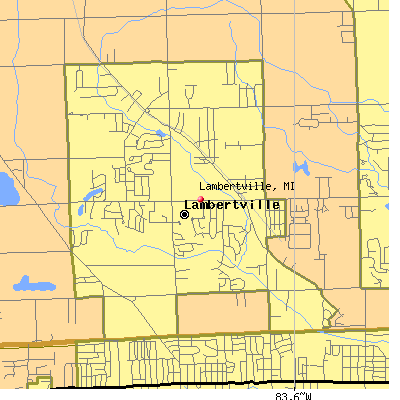 Lambertville map