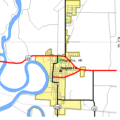Augusta map