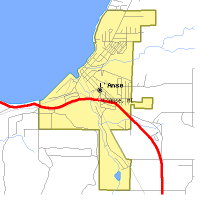 L'Anse map