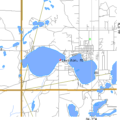 Lewiston map