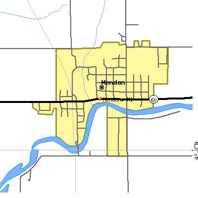 Mendon map