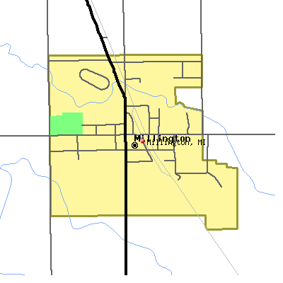 Millington map