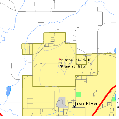 Mineral Hills map